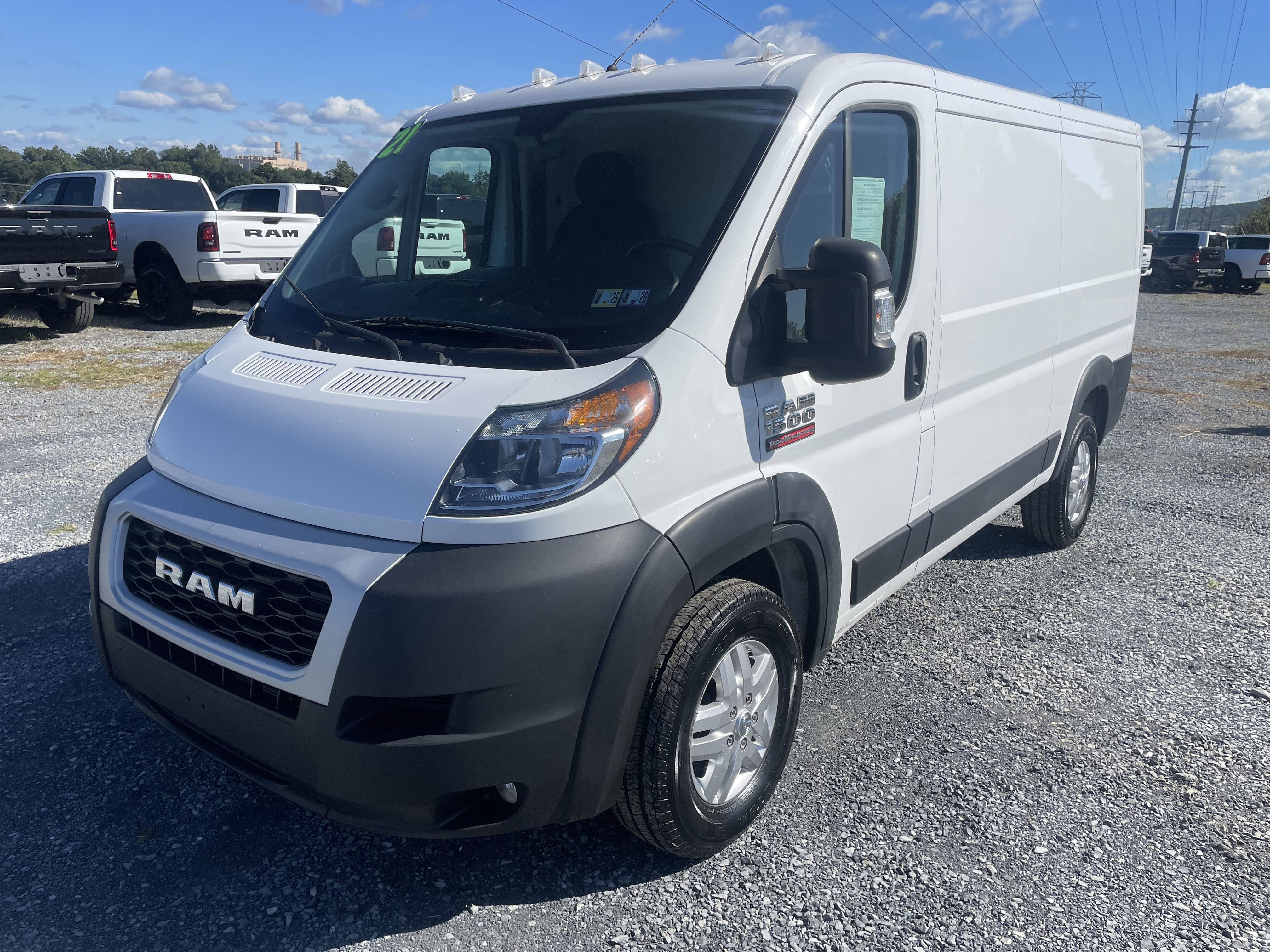 2021 RAM ProMaster 1500 Cargo Van Low Roof 136' WB