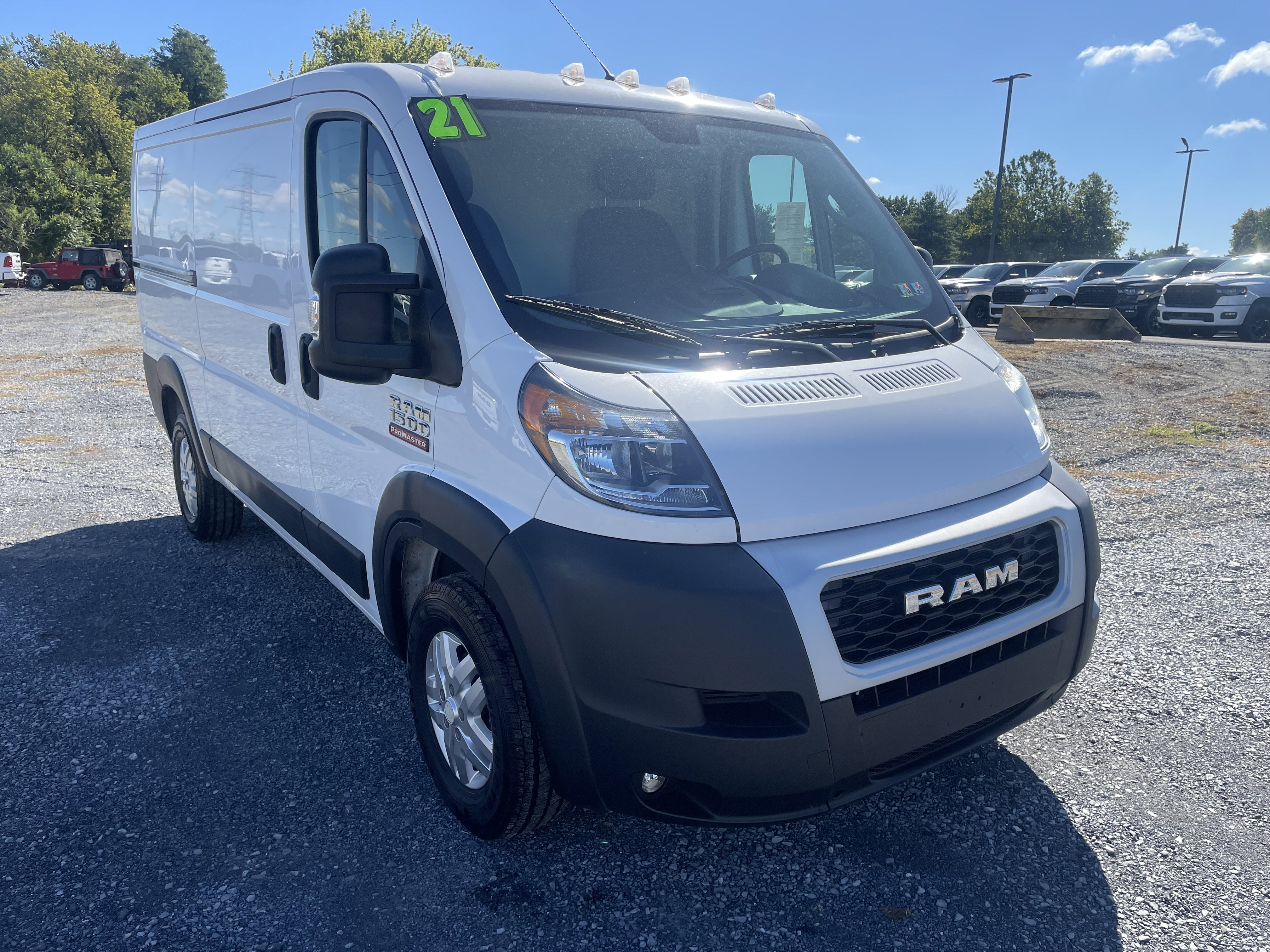 2021 RAM ProMaster 1500 Cargo Van Low Roof 136' WB