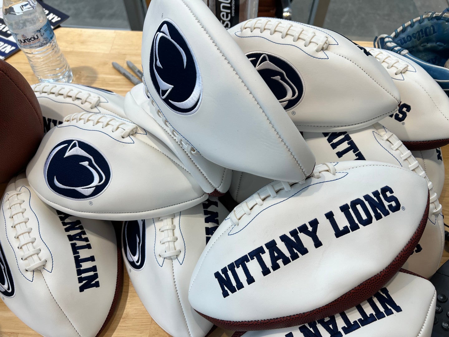 Nittany lion footballs