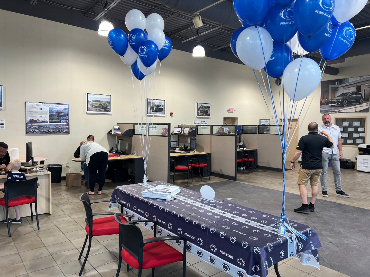 Savage Kia Meet and Greet Table